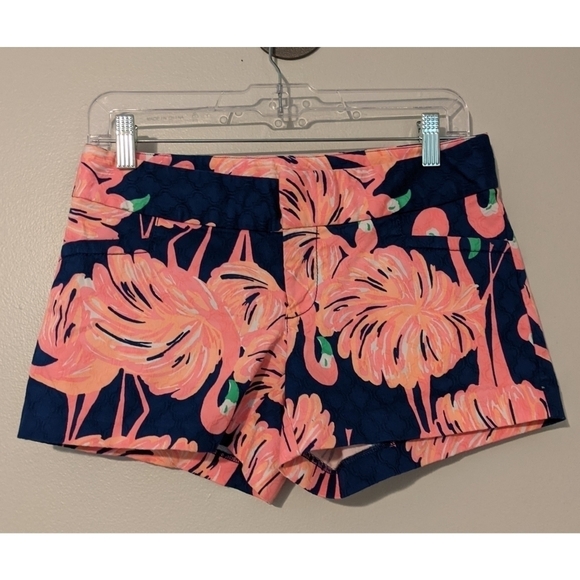 Lilly Pulitzer Ellie Shorts Navy Gimme Some Leg - Picture 5 of 8